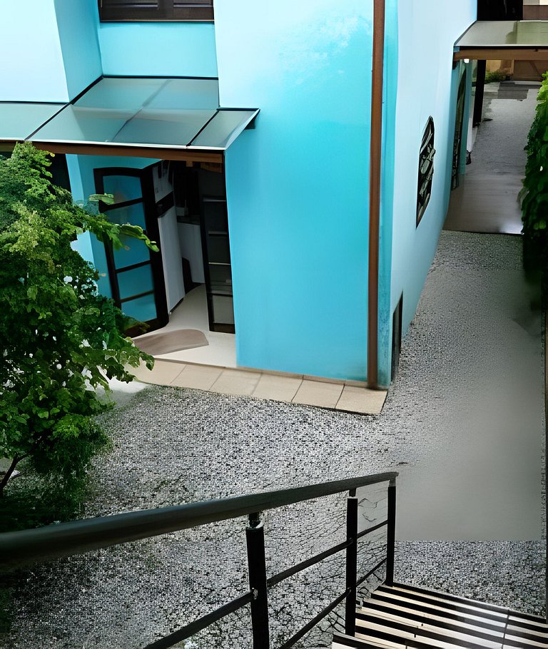 Casa Azul Itaguá-Perto da Orla-Estilo e Conforto