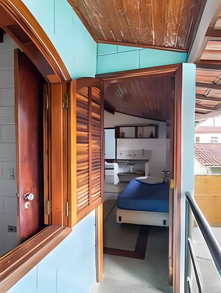 Casa Azul Itaguá-Perto da Orla-Estilo e Conforto